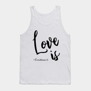 LOVE is by Visual Messages Tank Top